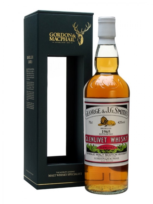 Glenlivet 1965 G M Smith's Label Gordon & Macphail