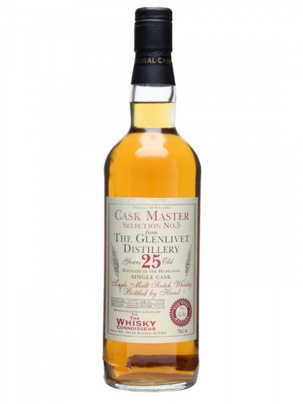 Glenlivet 1973 25 Year Old Cask #4379 Cask Master Selection The Whisky Connoisseur