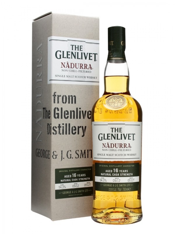 Glenlivet 16 Year Old Nadurra Batch 0512T
