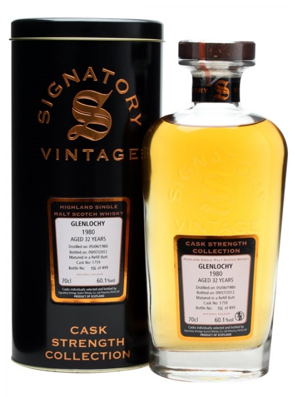 Glenlochy 1980 32 Year Old Cask #1759 Signatory Cask Strength Collection