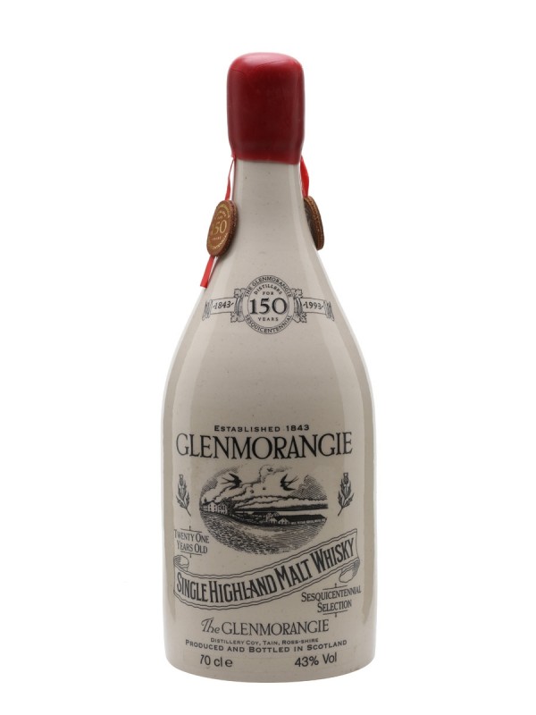 Glenmorangie Ceramic 21 Year Old 150th Anniversary