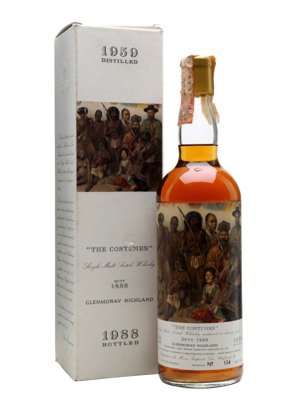 Glen Moray 1959 The Costumes Cask #1488 Bottled 1988 Moon Import