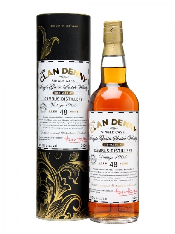 Cambus 1963 48 Year Old Cask HH 7863 Clan Denny