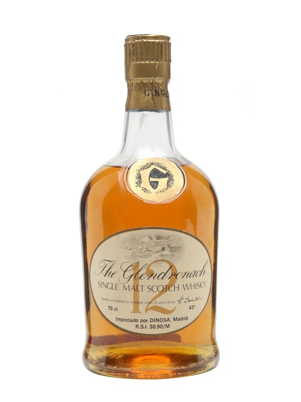Glendronach 12 Year Old Clear Glass