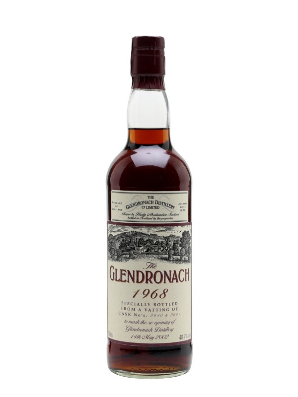 Glendronach 1968 Reopening of Distillery 2002