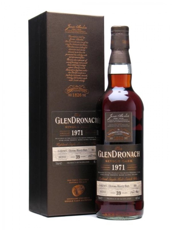 Glendronach 1971 39 Year Old Oloroso Butt #489