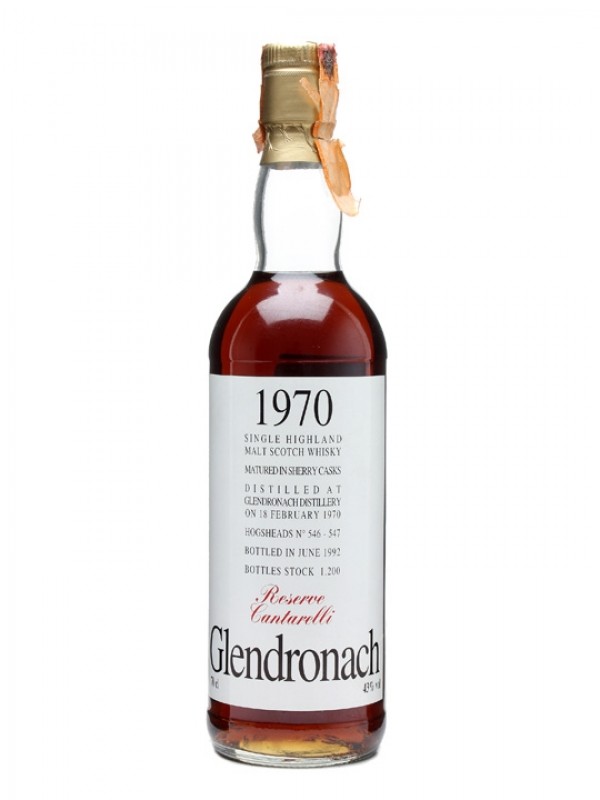 Glendronach 1970 Bottled 1992 Sherry Casks Canterelli Signatory