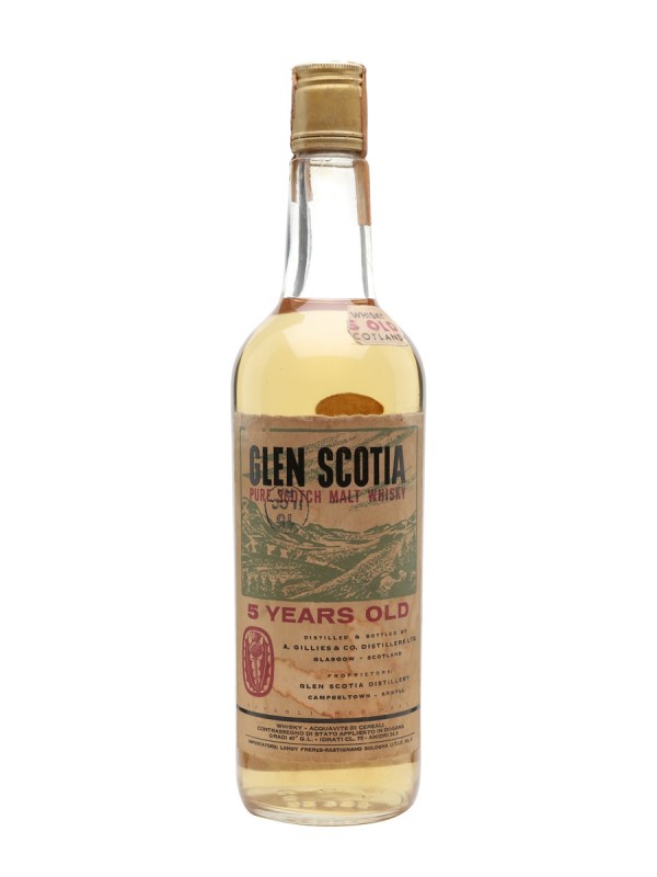 Glen Scotia 5 Year Old Bottled 1960s