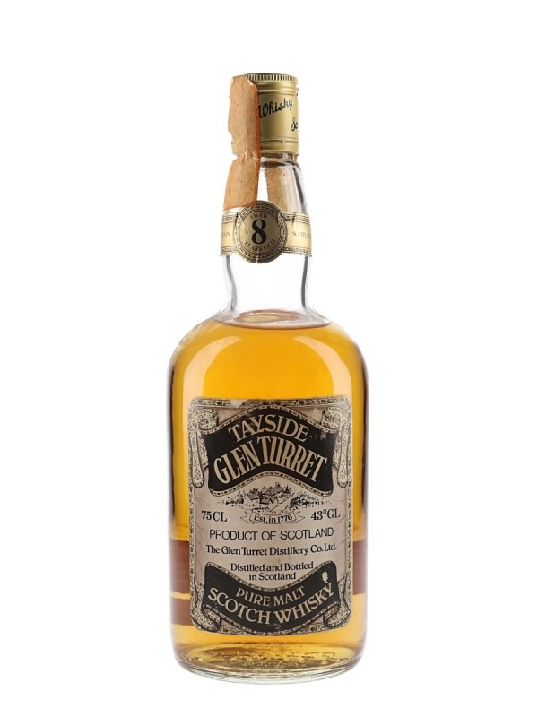 Glenturret Tayside 8 Year Old Bottled 1970's