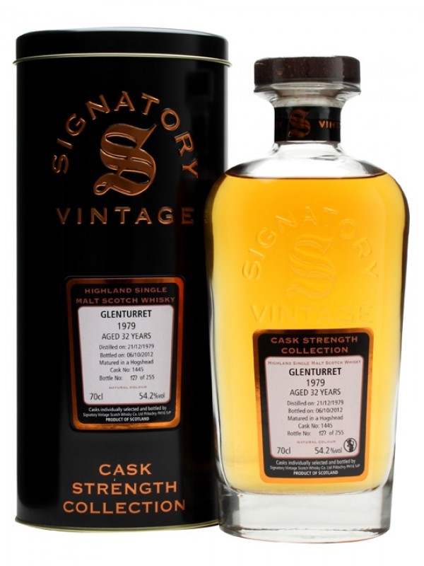 Glenturret 1979 32 Year Old Cask #1445 Signatory Cask Strength Collection