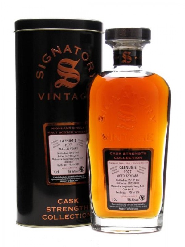 Glenugie 1977 32 Year Old Oloroso Finish Signatory Cask Strength Collection
