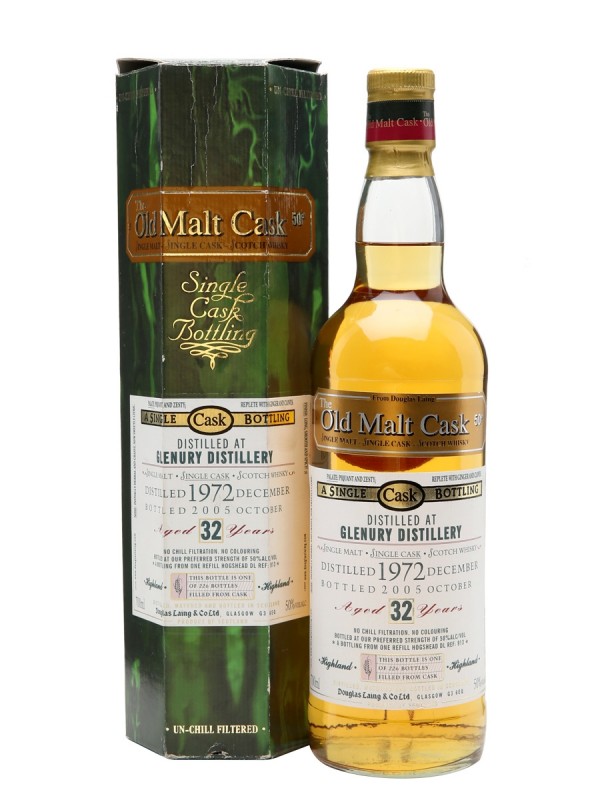Glenury 1972 32 Year Old Douglas Laing Old Malt Cask