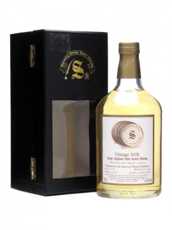 Glenury Royal 1978 15 Year Old Cask #9770 Signatory