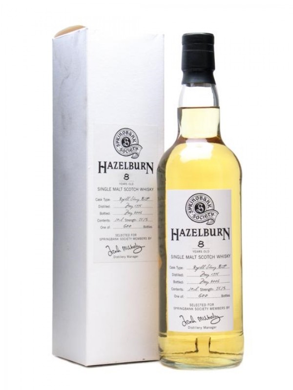 Hazelburn 1998 8 Year Old Cask Strength