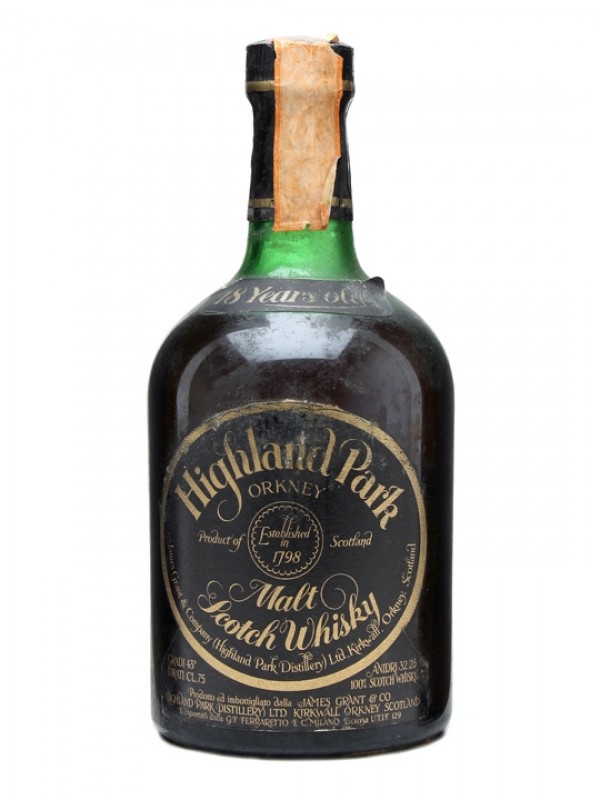 Highland Park 18 Year Old Bottled 1970s