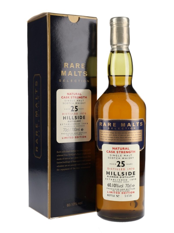 Hillside 1970 25 Year Old Rare Malts