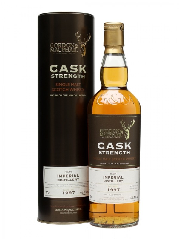 Imperial 1997 First Fill Sherry Cask Strength Gordon & Macphail