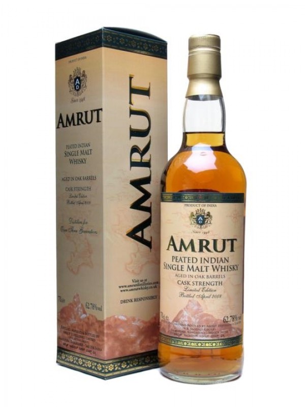 Amrut Peated Cask Strength Malt