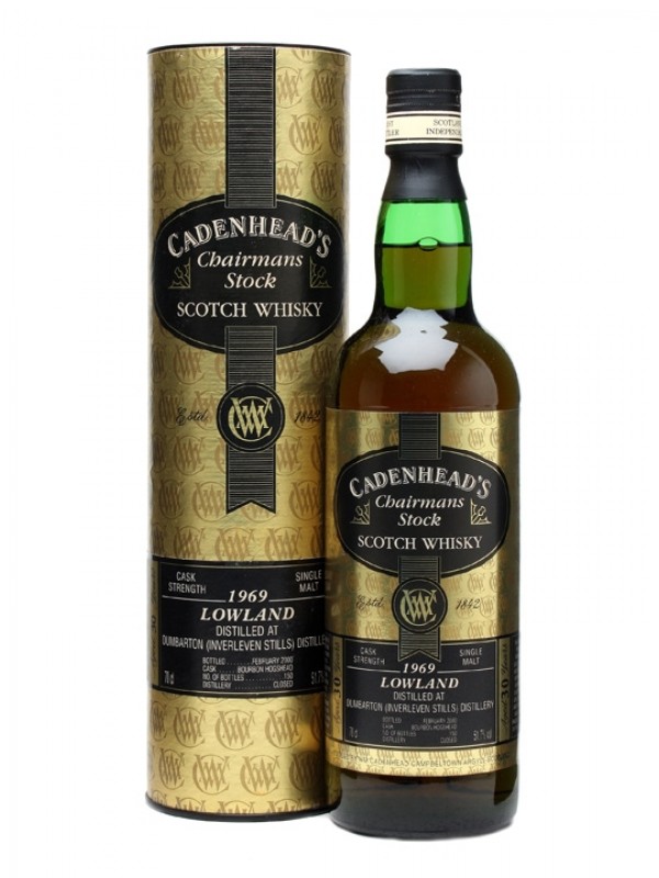 Dumbarton Inverleven 1969 30 years old Cadenhead's