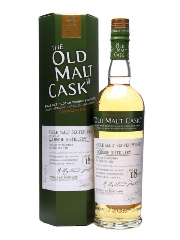 Lochside 1991 18 Year Old Old Malt Cask #6303 Douglas Laing