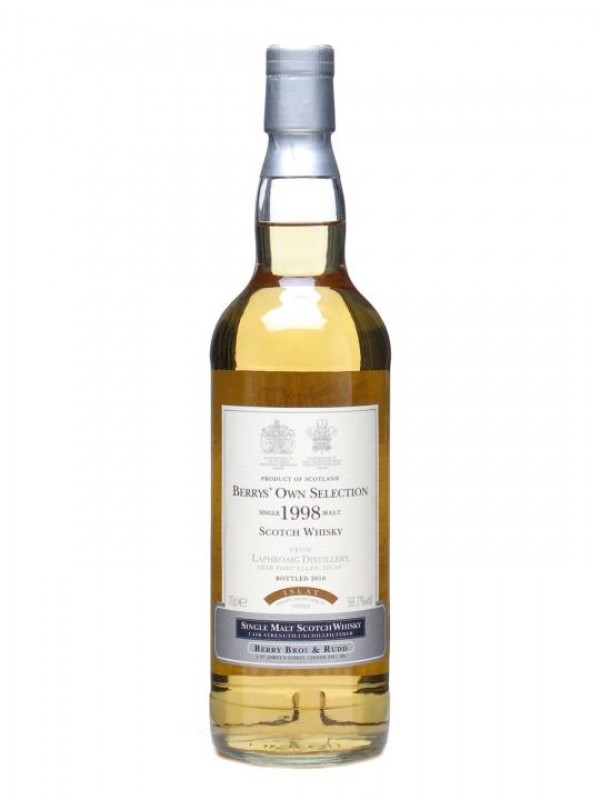 Laphroaig 1998 Bottled 2010 Cask #700223 Berry Bros & Rudd