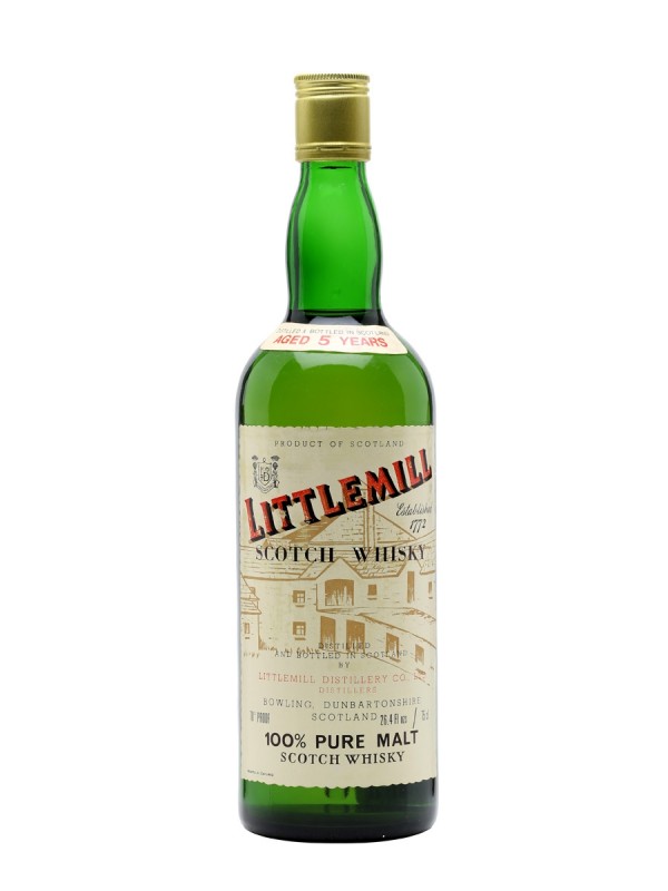 Littlemill 5 Year Old Bottled 1970s