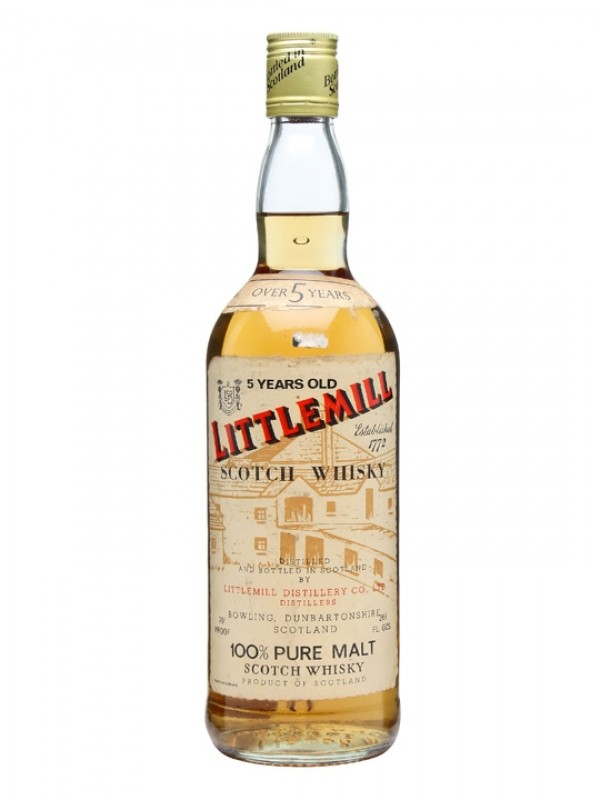 Littlemill 5 Year Old Bottled 1970s Tall