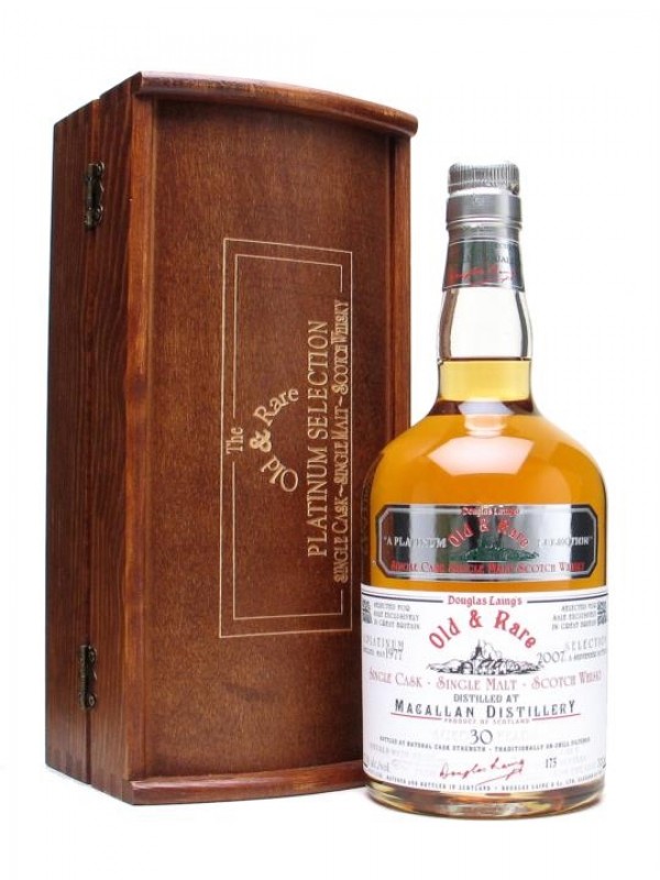 Macallan 1977 30 Year Old Bottled 2007 Douglas Laing Platinum Selection