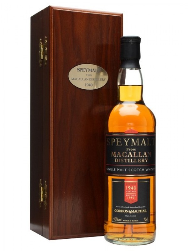 Macallan 1940 50 Year Old Sherry Cask Gordon & Macphail