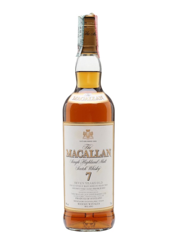 Macallan 7 Year Old Maxxium Italia
