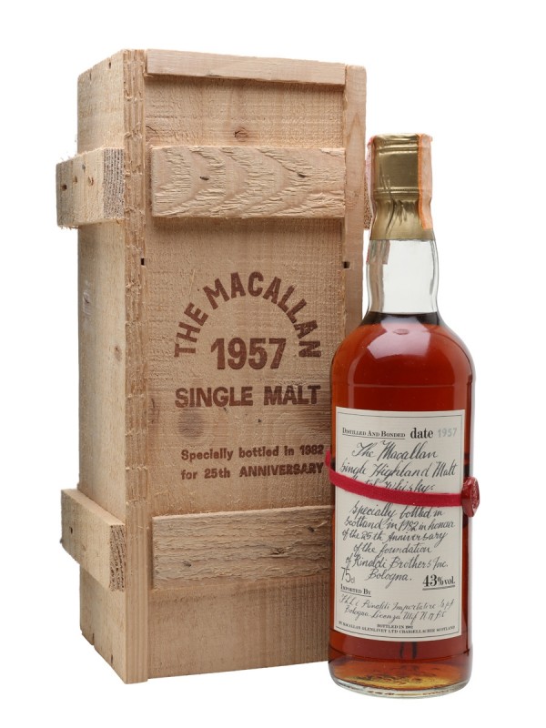 Macallan 1957 25 Year Old 25th Anniv. Rinaldi