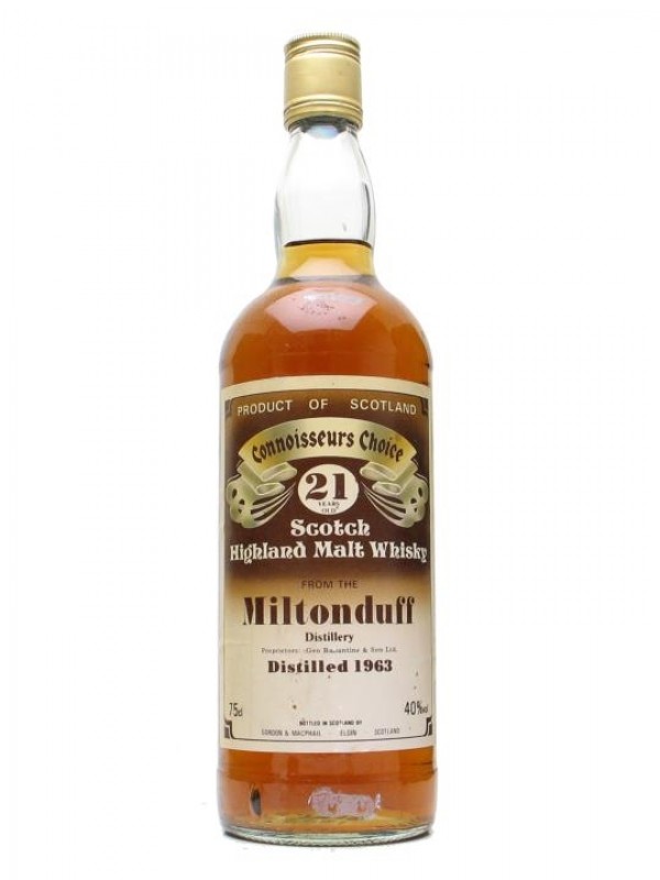 Miltonduff 1963 21 Year Old Connoisseurs Choice Gordon & Macphail