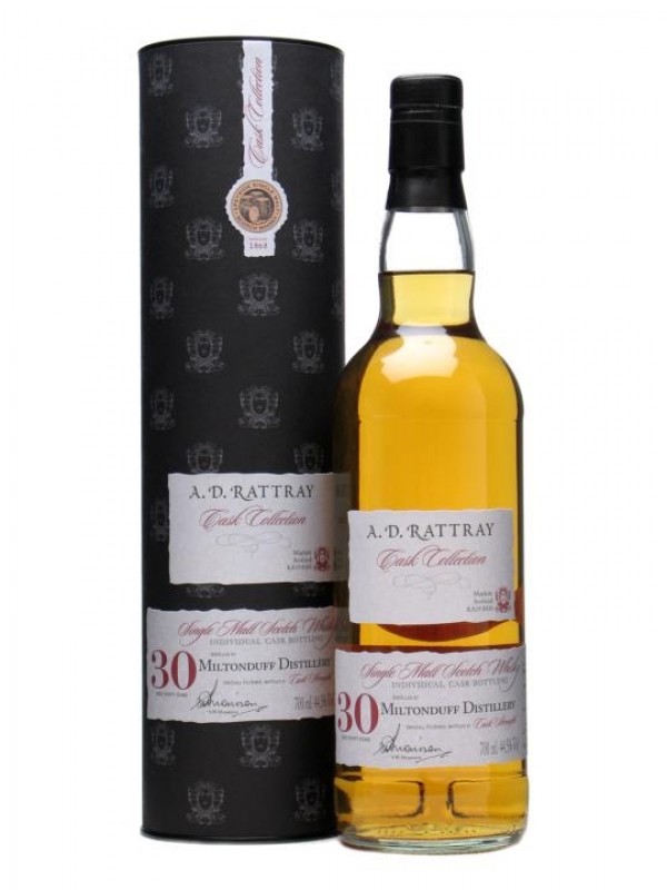 Miltonduff 1980 30 Year Old Dewar Rattray Cask Collection