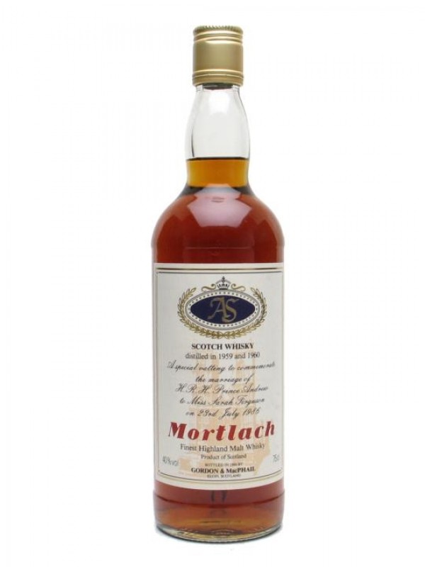 Mortlach Andrew Sarah Royal Wedding Gordon & Macphail