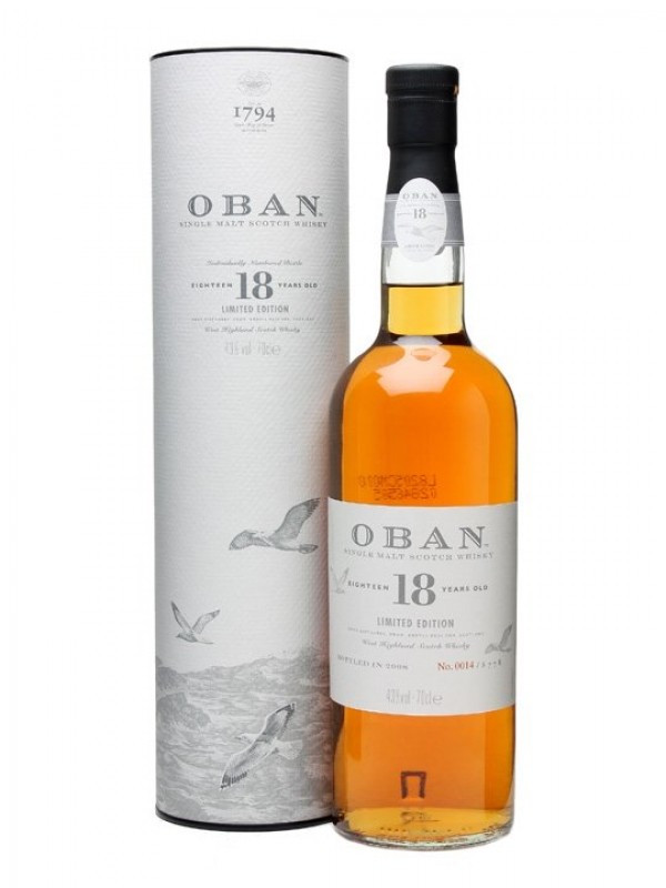 Oban 18 Year Old Limited Edition Bottled 2008