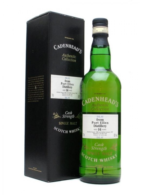 Port Ellen 1980 16 Year Old Cadenhead's Authentic Collection
