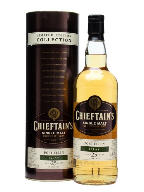 Port Ellen 1982 25 Year Old Chieftain's Choice Ian Macleod Chieftain