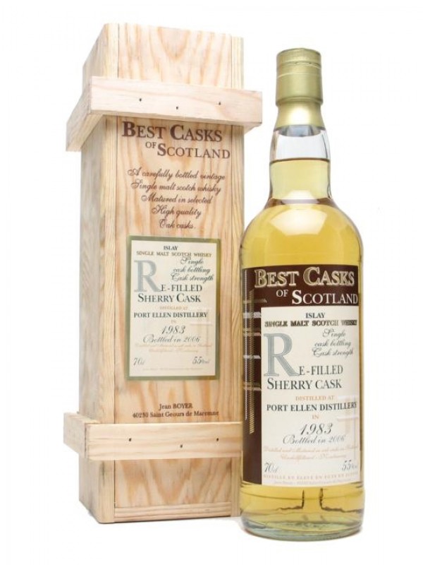 Port Ellen 1983 Cask Strength Jean Boyer Best Casks of Scotland