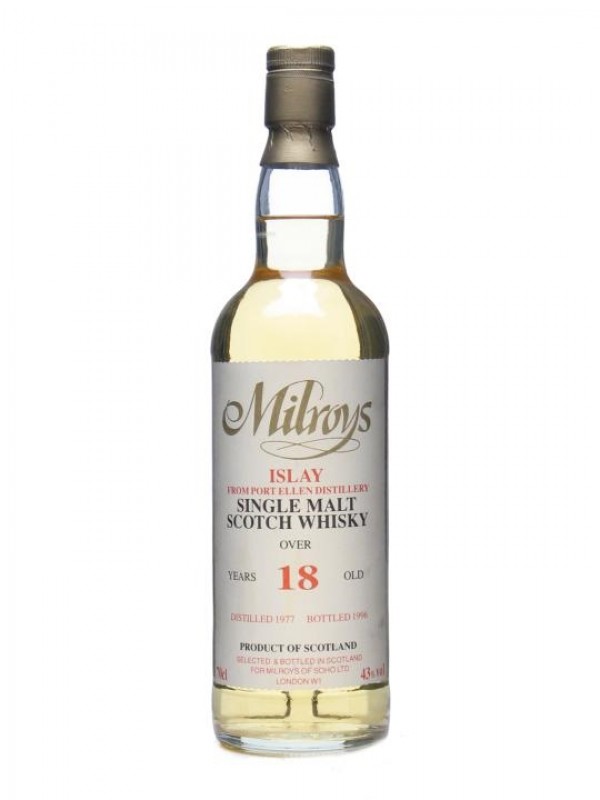 Port Ellen 1977 18 Year Old Milroy's