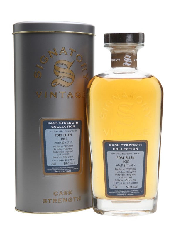 Port Ellen 1982 27 Year Old Signatory Cask Strength Collection