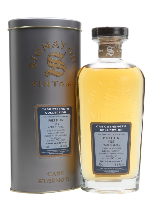 Port Ellen 1983 26 Year Old Wine Treated Butt Signatory