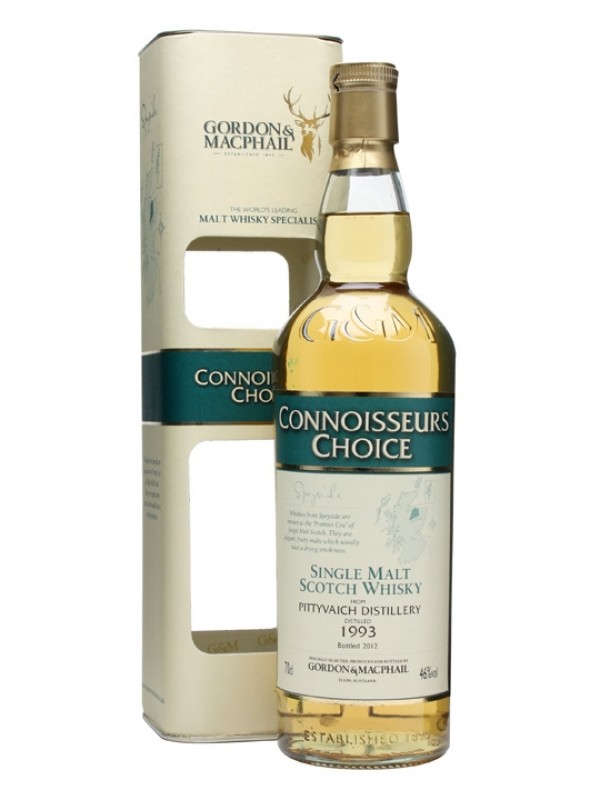 Pittyvaich 1993 Bottled 2012 Connoisseurs Choice Gordon & Macphail