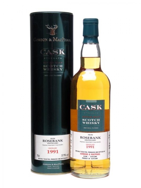 Rosebank 1991 Gordon & Macphail Cask Strength Collection