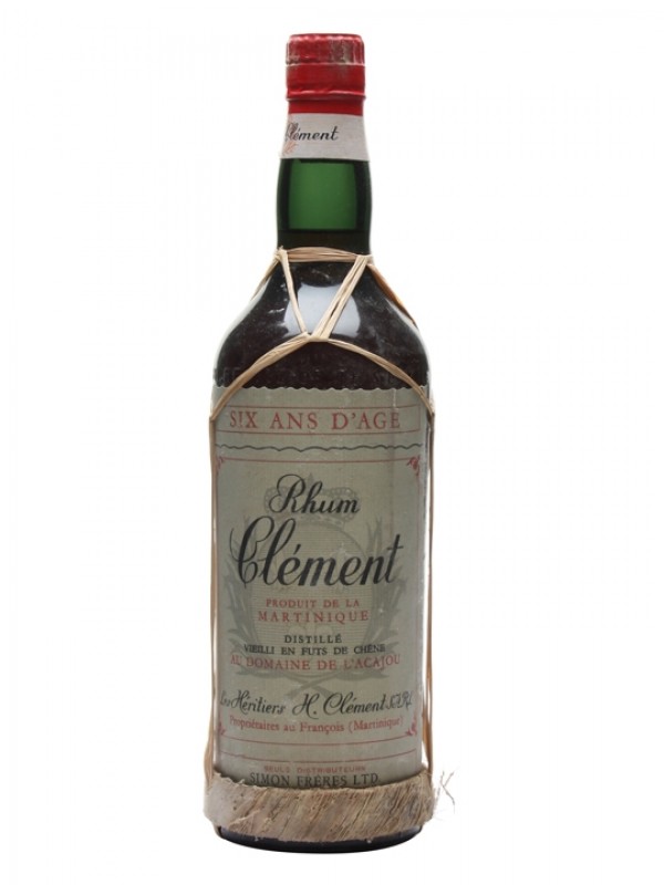 Clement 6 Year Old Rhum Bottled 1960s