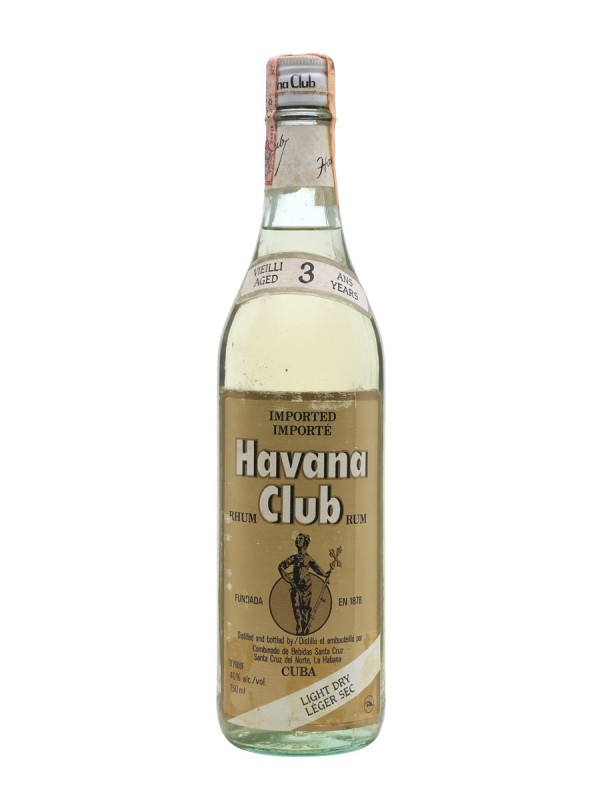 Havana Club Light Dry Bottled 1980s