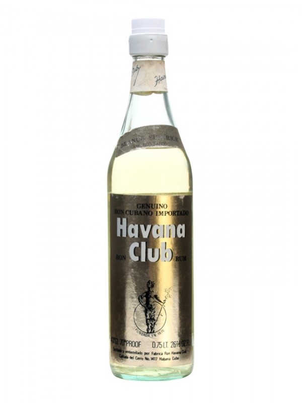 Havana Club Blanco Superior 3 Year Old Bottled 1970s