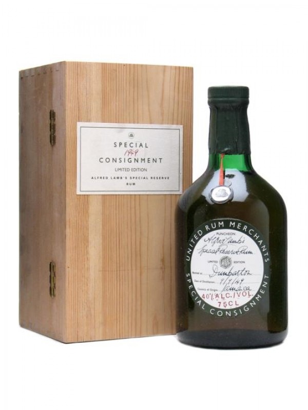 Alfred Lamb's 1949 Special Reserve Rum Bottled 1980's