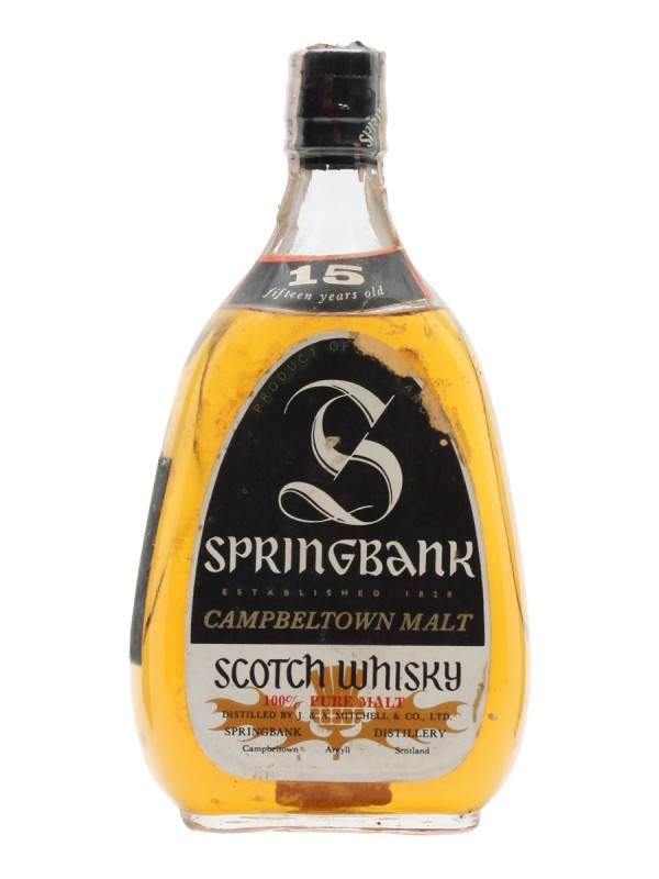 Springbank 15 Year Old Bottled 1970s