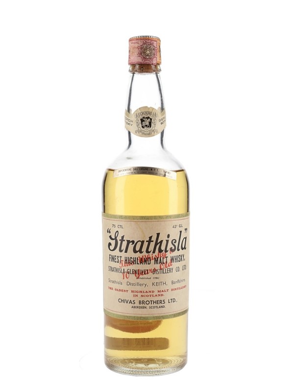Strathisla 10 Year Old Bottled 1960s
