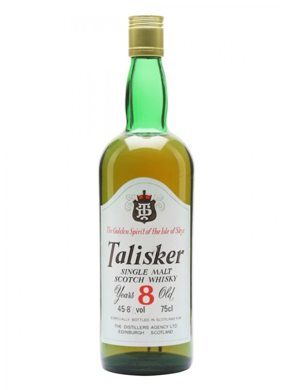 Talisker 8 Year Old DT Label Bottled 1980s